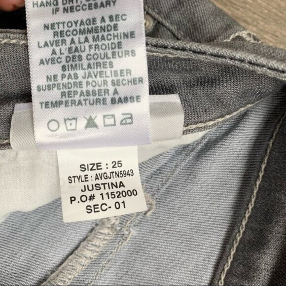 Anthropologie Joes Jeans Women's Skinny Straight leg Jeans Vixen Sassy Grey - Picture 6 of 14